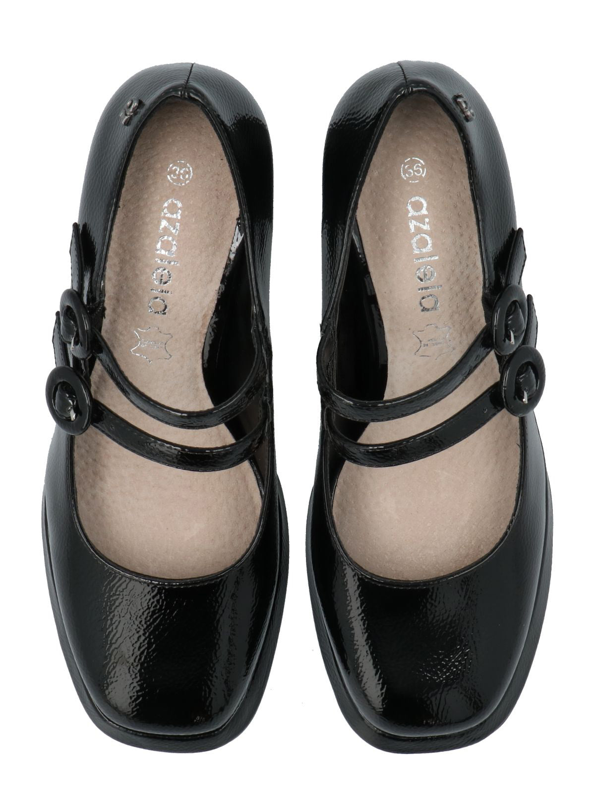 Zapato Mujer Cleopatra Negro Azaleia