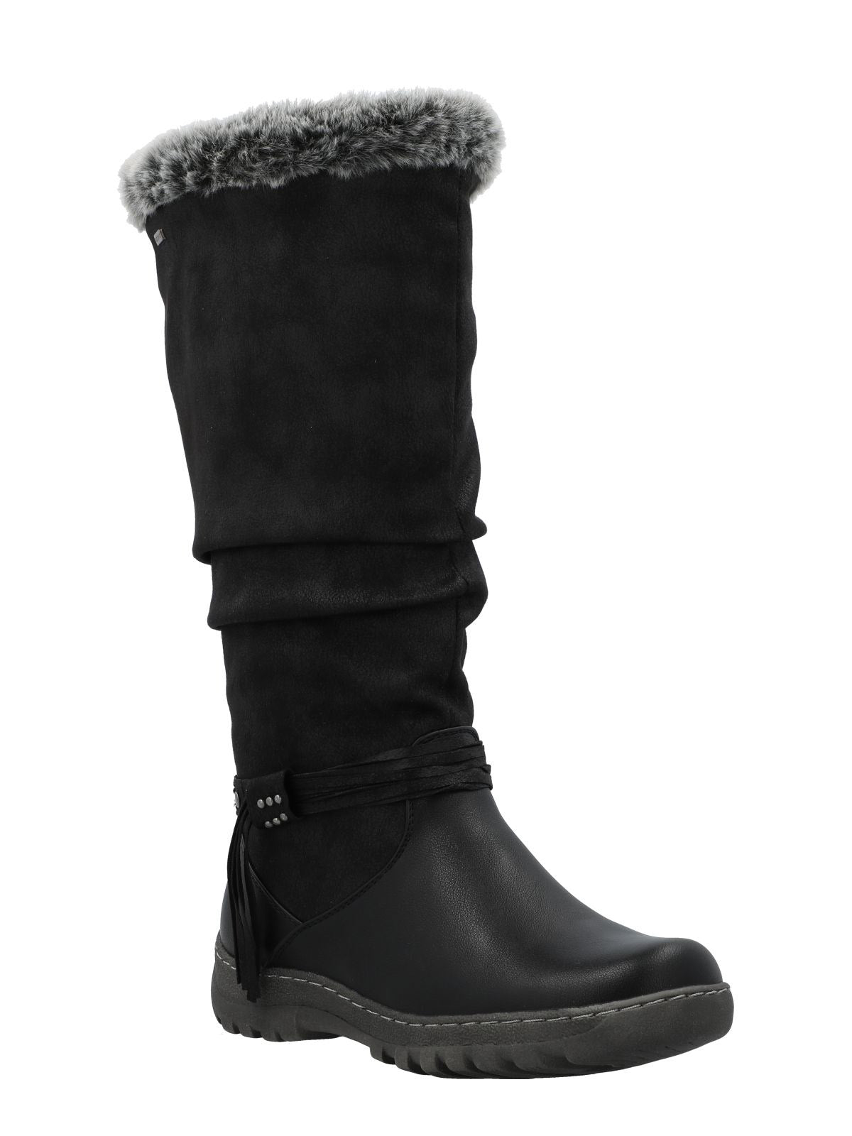 Bota Mujer Luz Negro Azaleia