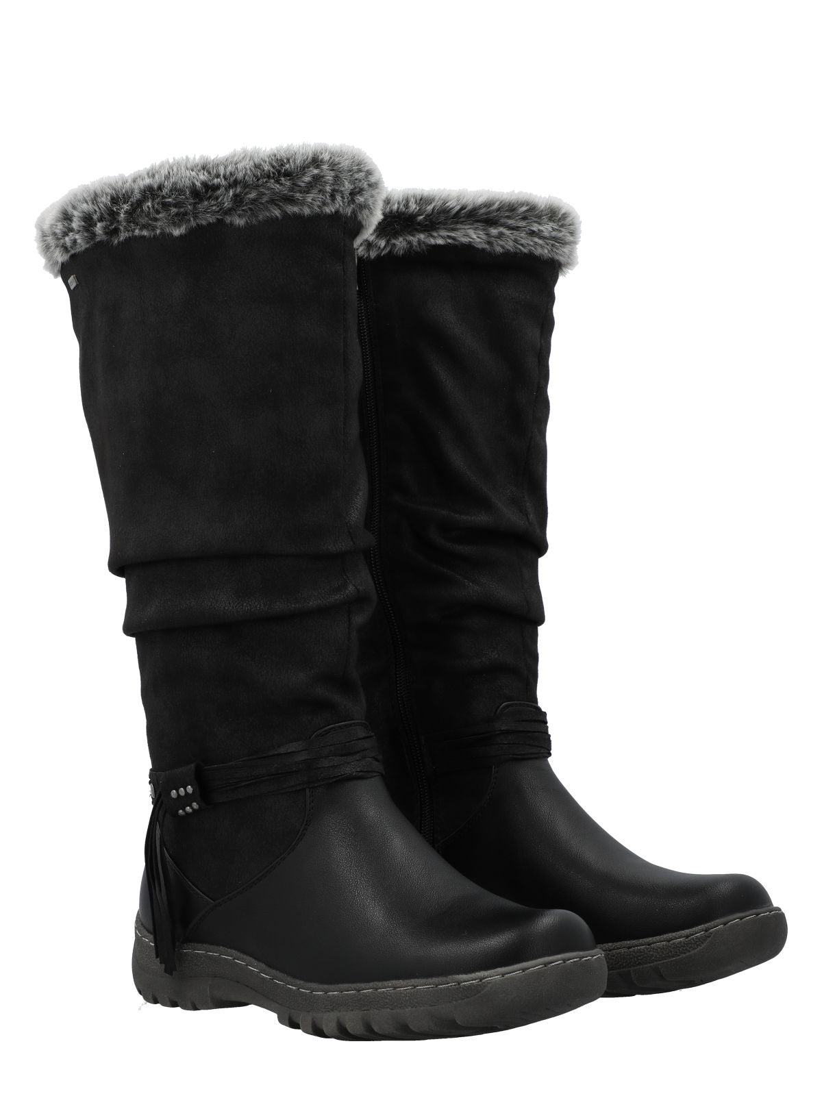 Bota Mujer Luz Negro Azaleia