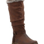 Bota Mujer Luz Café Azaleia