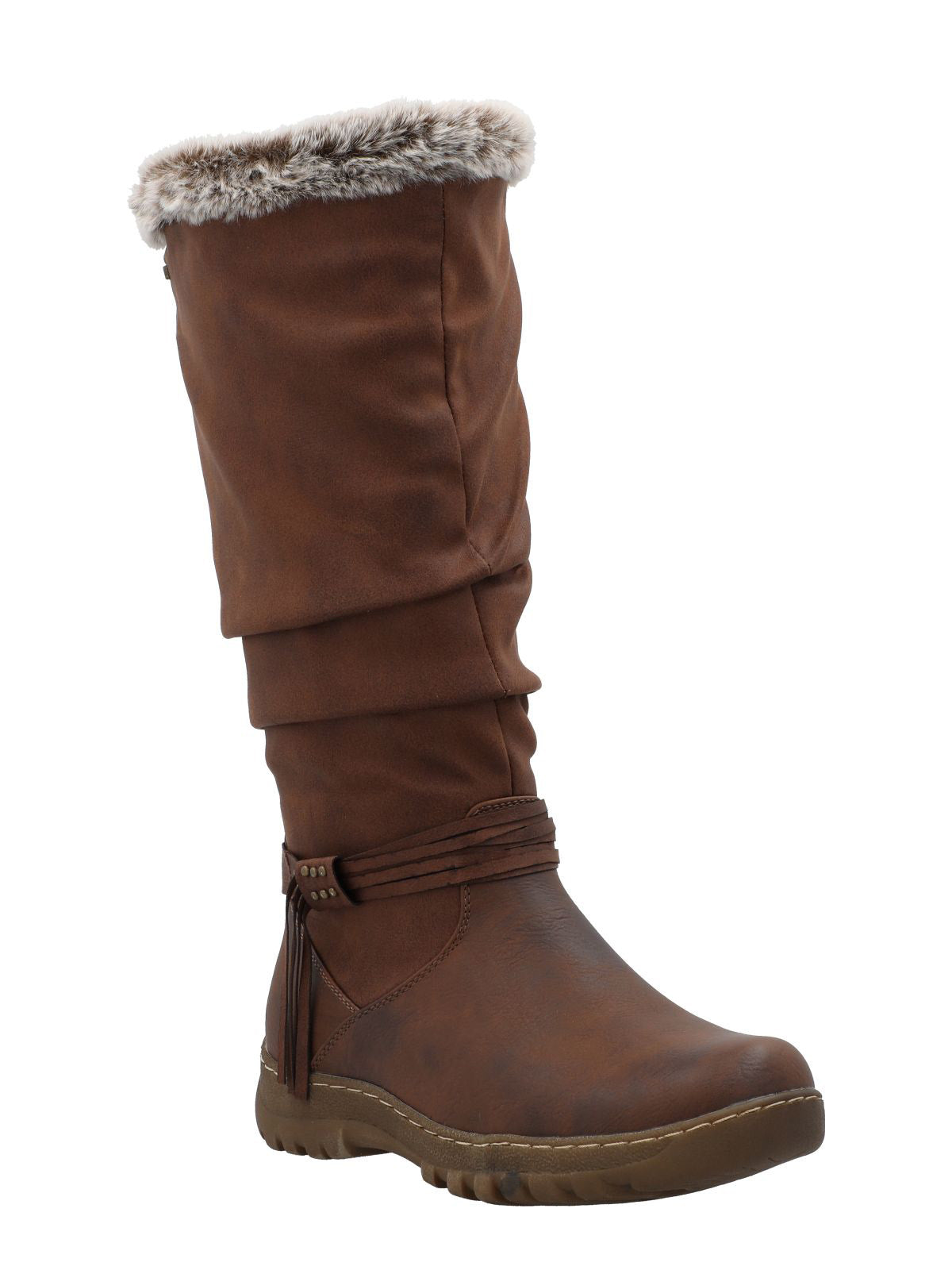 Bota Mujer Luz Café Azaleia