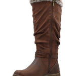 Bota Mujer Luz Café Azaleia