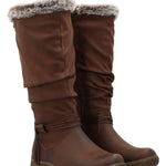 Bota Mujer Luz Café Azaleia