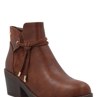 Botín Mujer Gracia 2 Cognac Azaleia