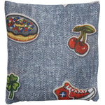 Bolsa Shopping Bag Patch Azul Azaleia