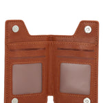 Tarjetero Phone Card Plain Café Azaleia