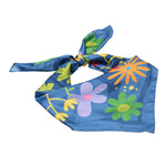 Pañuelo Flowers Scarf Azul Azaleia