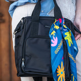 Pañuelo Flowers Scarf Azul Azaleia