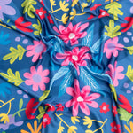 Pañuelo Flowers Scarf Azul Azaleia