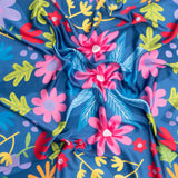 Pañuelo Flowers Scarf Azul Azaleia