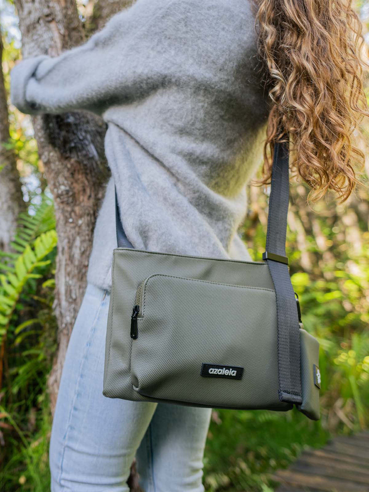 Cartera Mujer Doris Cross Verde Azaleia