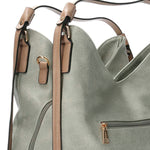 Cartera Mujer Co Giovanni Hobo Verde Azaleia