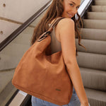Cartera Mujer Co Giovanni Hobo Café Azaleia