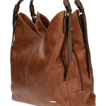 Cartera Mujer Co Giovanni Hobo Café Azaleia