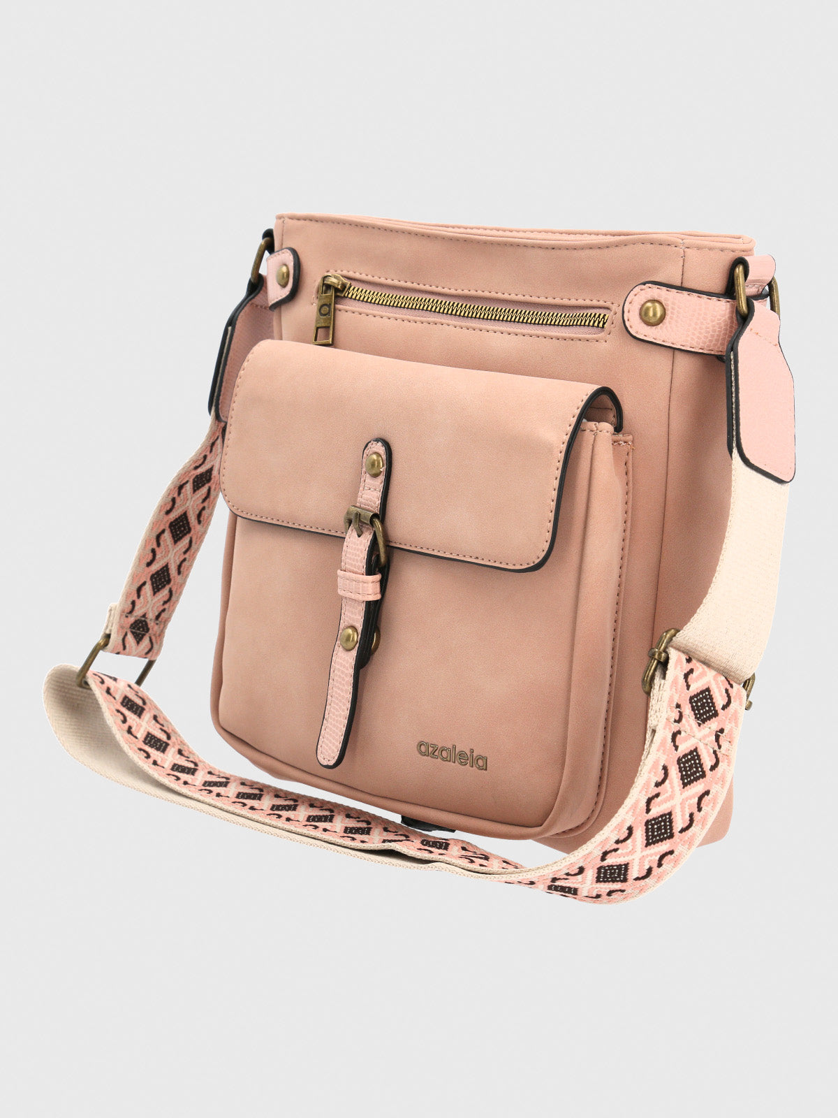 Cartera Mujer Milan Cross Rosado Azaleia