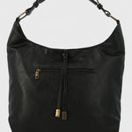 Cartera Mujer Julia Hobo Negro Azaleia