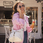 Cartera Mujer Martita Cross Blanco Azaleia