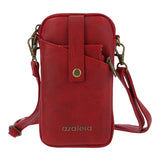 Cartera Mujer Esther Cross Rojo Azaleia