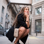 Cartera Mujer Esther Cross Metalizado Azaleia