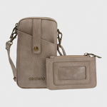 Cartera Mujer Esther Cross Metalizado Azaleia