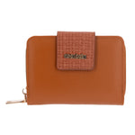 Billetera Mujer Strap Wallet Café Azaleia