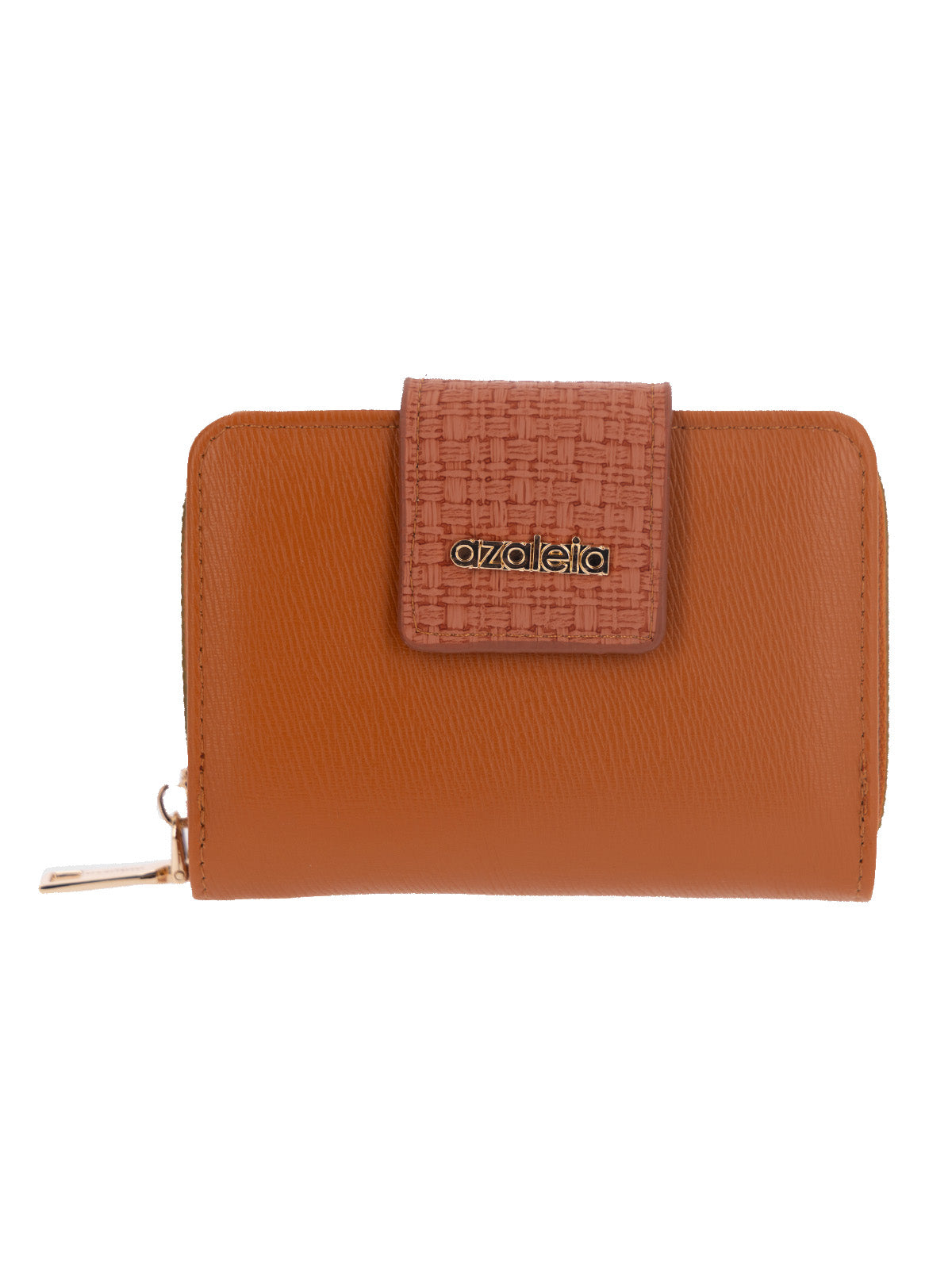 Billetera Mujer Strap Wallet Café Azaleia