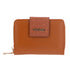 Billetera Mujer Strap Wallet Café Azaleia