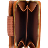 Billetera Mujer Strap Wallet Café Azaleia