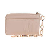 Billetera Mujer Chain Wallet Beige/Crudo Azaleia