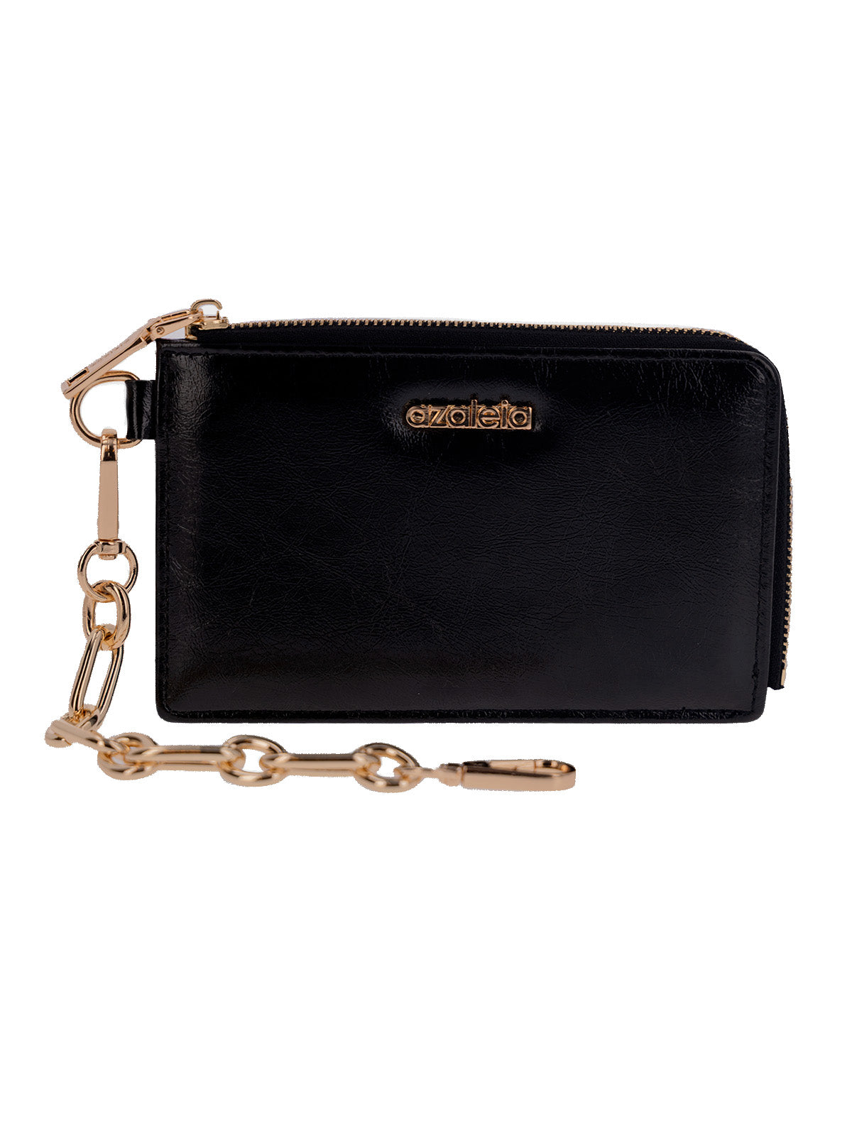 Billetera Mujer Chain Wallet Negro Azaleia