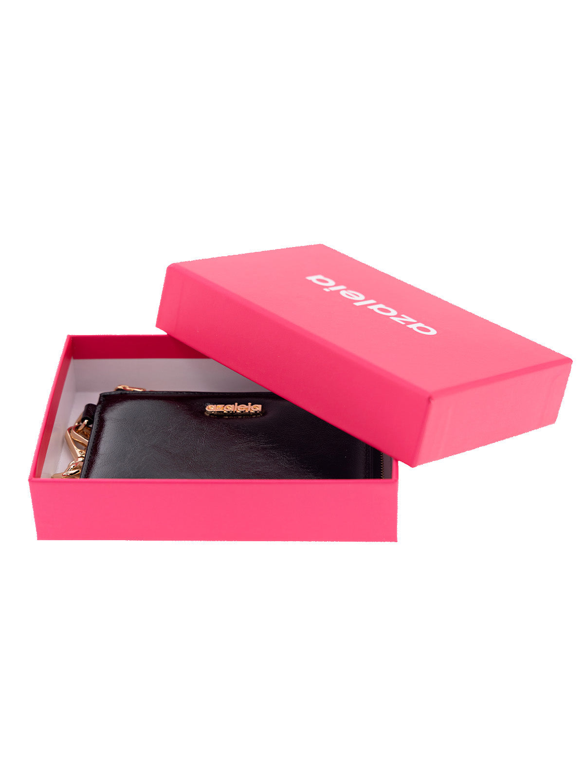 Billetera Mujer Chain Wallet Negro Azaleia