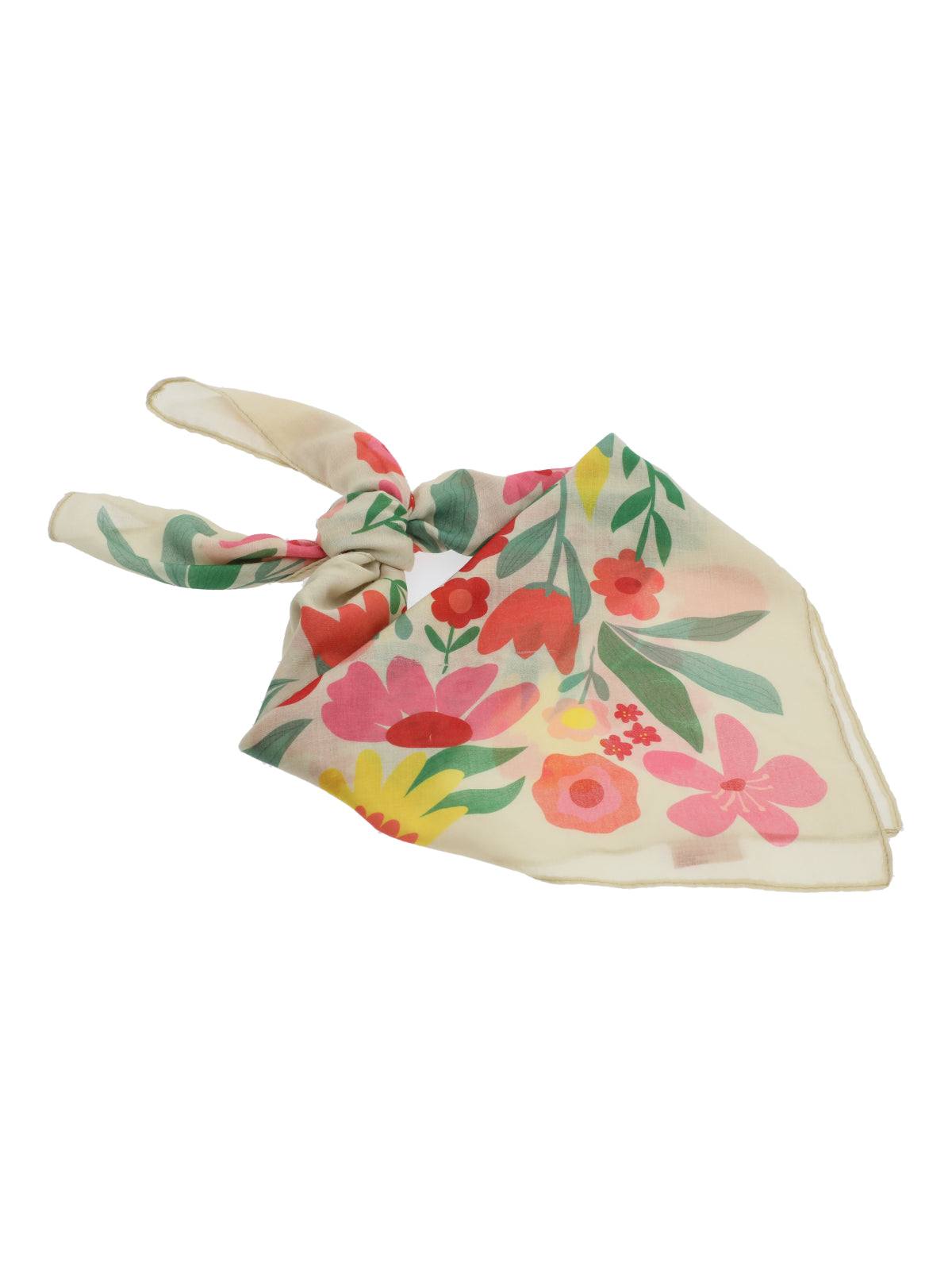Pañuelo Mujer Roses 90 Scarf Beige/Crudo Azaleia