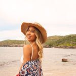 Gorro Mujer Az Hat Flores Café Azaleia