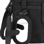 Cartera Mujer Harmony Cross Negro Azaleia