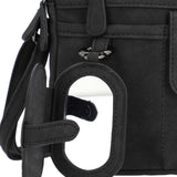 Cartera Mujer Harmony Cross Negro Azaleia