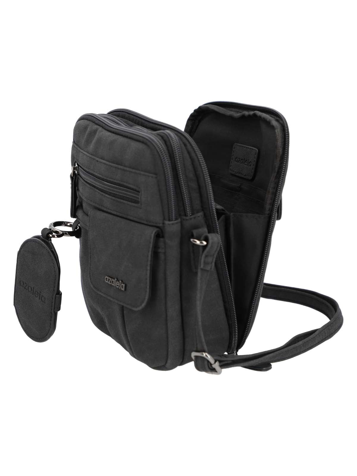 Cartera Mujer Harmony Cross Negro Azaleia