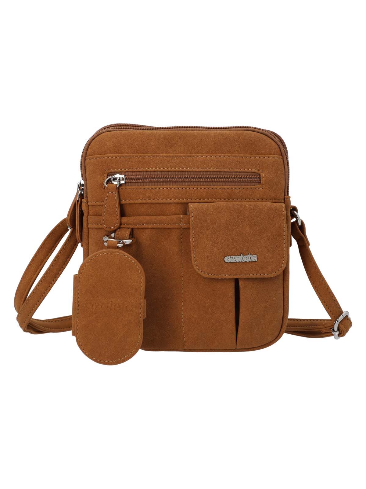 Cartera Mujer Harmony Cross Caramel Azaleia