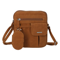 Cartera Mujer Harmony Cross Caramel Azaleia