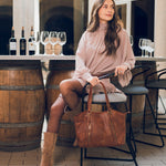 Cartera Mujer Ilka Tote Café Azaleia