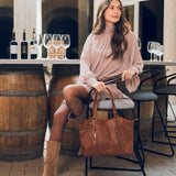 Cartera Mujer Ilka Tote Café Azaleia