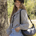 Cartera Mujer Emira Cross Negro Azaleia