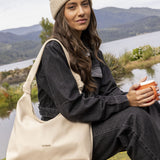 Cartera Mujer Dakota Hobo Beige/Crudo Azaleia