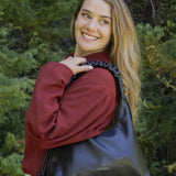 Cartera Mujer Sarah Hobo Negro Azaleia