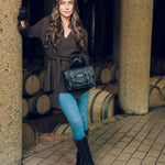 Cartera Mujer Ludovica Cross Negro Azaleia