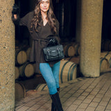 Cartera Mujer Ludovica Cross Negro Azaleia