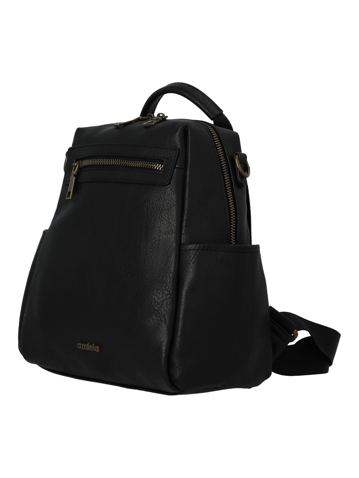 Cartera Mochila Mujer Paola Backbag Negro Azaleia