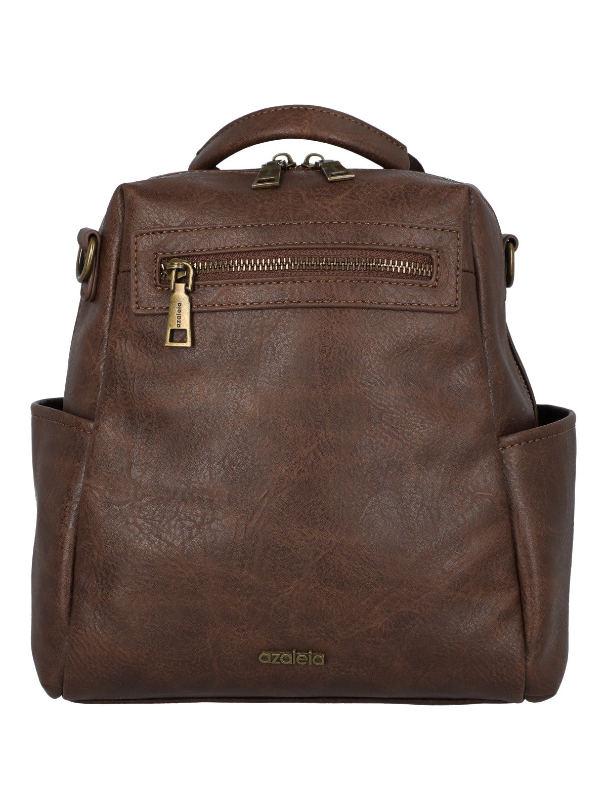 Cartera Mochila Mujer Paola Backbag Café Azaleia