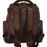 Cartera Mochila Mujer Paola Backbag Café Azaleia