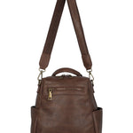 Cartera Mochila Mujer Paola Backbag Café Azaleia