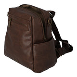 Cartera Mochila Mujer Paola Backbag Café Azaleia